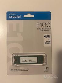 SSD NVMe Crucial 480 GB