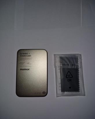 Power Bank Momax 5000 mAh carica rapida NUOVO
