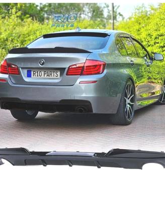 DIFUSORE BMW F10 F11 LOOK M NERO LUCIDO