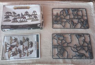 Warhammer Age of Sigmar Dire Wolves - Bits