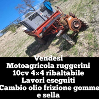 Motoagricola ruggerini 10cv 4×4