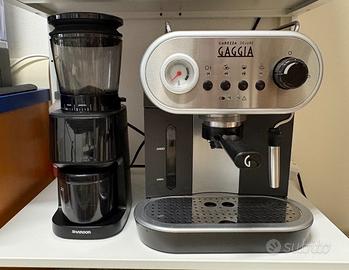 Macinacaffè Gaggia Carezza Deluxe + macinacaffè