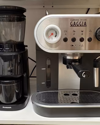 Macinacaffè Gaggia Carezza Deluxe + macinacaffè