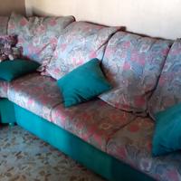 DIVANO  LETTO   ANGOLARE   ARTIGIANALE 