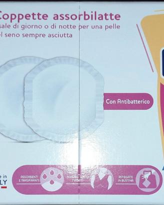 COPPETTE ASSORBILATTE  CHICCO 120 PZ 4 SCATOLE 