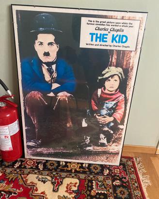 POSTER FILM THE KID CHARLES CHAPLIN