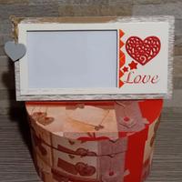 Set cornice e scatola Love + Omaggio