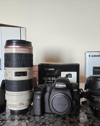 Canon 6D Mark II con Obiettivi serie L