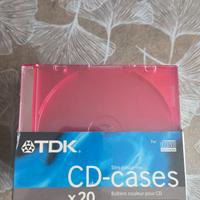 Custodie CD Slim TDK Color Mix – Confezione da 20