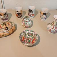 Lotto Porcellana Orientale Vintage Cinese e Giappo