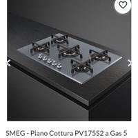 Piano Cottura PV175S2 a Gas 5 Fuochi SMEG