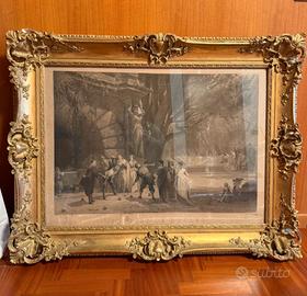 Grande quadro ottocentesco