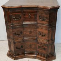 Antico Mobiletto Epoca Luigi XIV legno ulivo