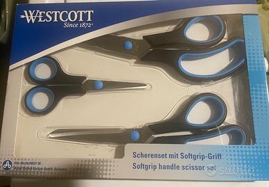 Set di tre forbici Westcott  impugnatura Softgrip