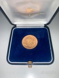 Moneta oro 20 franchi 1947