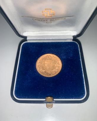 Moneta oro 20 franchi 1947