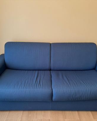 Divano Letto 2/3 Posti Blu Avio