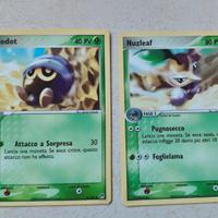Seedot 76/100 e
Nuzleaf 48/10 Ex Sandstorm Pokémon