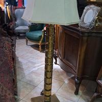 lampada modernariato in ottone