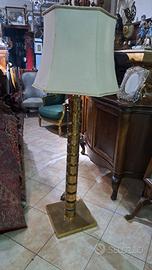 lampada modernariato in ottone