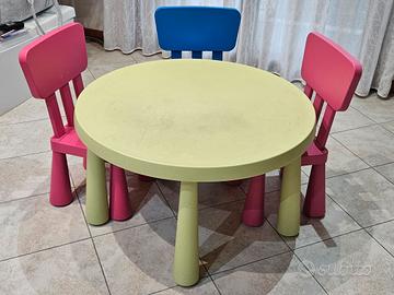 Tavolo IKEA Mammut + 3 sedie