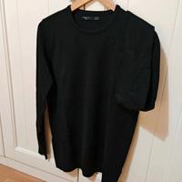 Piazza Italia / maglioncino nero uomo / tg M