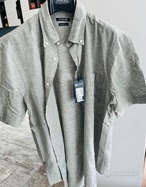 Camicia uomo misto lino P&Club