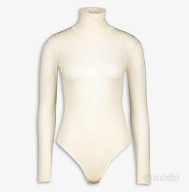 ALAIA - Body/Top Nuovo 100% Lana Tg S - RRP 1,189€