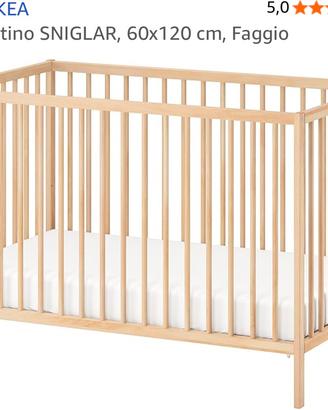 Letto ikea 120x60 con materasso includo