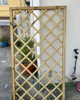 recinzione in legno nuova mai usata