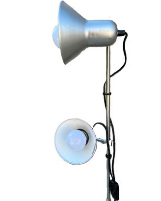 LAMPADA DA TERRA IDEAL LUX POLLY PT 2 ARGENTO 