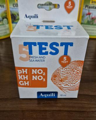 Test valori acquario