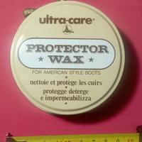 Scatola di latta Crema da scarpe LJW. Vintage