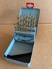 Serie 19 punte rettificate 1-10x0,5 HSS TIN Nikron