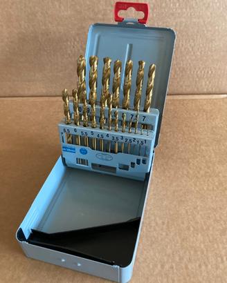 Serie 19 punte rettificate 1-10x0,5 HSS TIN Nikron