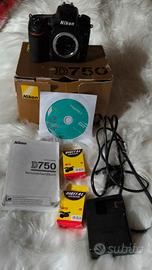 Nikon D750 Body only with extra new 2 batteries