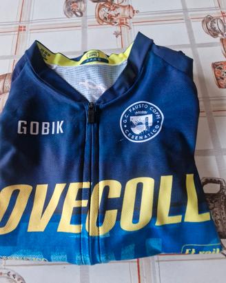 maglia ciclismo gobik taglia m novecolli