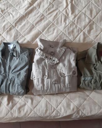 5 giacconi gilet sahariana donna taglie S M L