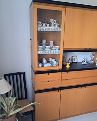 mobile salotto con vetrina