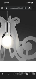 2 Lampadari  in Plexiglas MIZAR Satinato