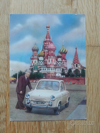 Vespa 400 cartolina postale piaggio acma