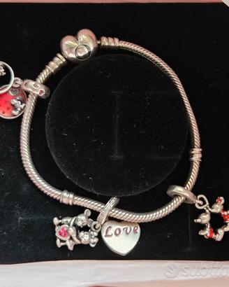 Bracciale pandora e charm
