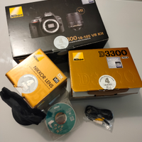 Macchina fotografica Nikon D3300 18-105 VR Kit