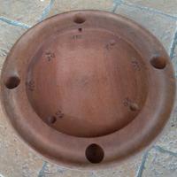 Roulette Valdostana vintage Trottola legno antico