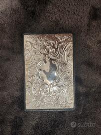 Agenda in argento 915 e vera pelle