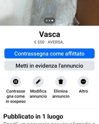 vasca da bagno 