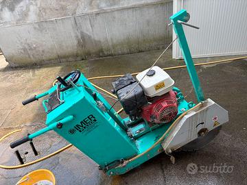 Tagliasfalto professionale IMER con motore Honda -