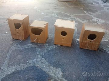 Nidi legno per uccellini 