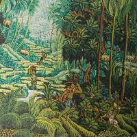 Dipinto Balinese UBUD autentico