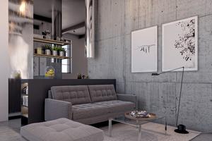 Loft con terrazza sovrastante nel quartiere Villan